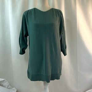 Max Studio 3/4 Sleeve Green Scoop Neck Women’s Sweater Size 1X